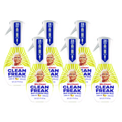 Clean Freak Deep Cleaning Mist Multi-Surface Spray, Lemon, 16 oz Spray Bottle, 6/Carton