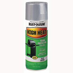 High Heat Enamel Spray Paint, Semi-Gloss Black, 12 oz Aerosol Can
