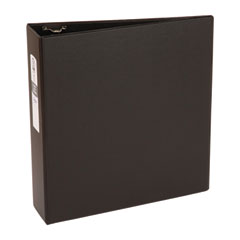 Economy Non-View Binder with Round Rings, 3 Rings, 3" Capacity, 11 x 8.5, Black, (3602)