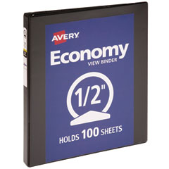 Avery® Economy View Binder with Round Rings