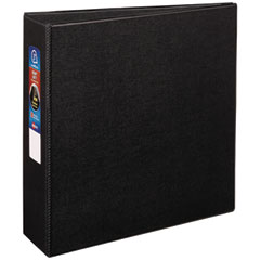 Heavy-Duty Non-View Binder with DuraHinge and Locking One Touch EZD Rings, 3 Rings, 3" Capacity, 11 x 8.5, Black