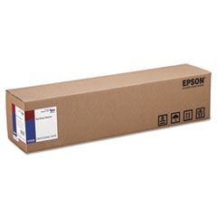 Epson® Hot Press Natural Fine Art Paper Roll, 16 mil, 24" x 50 ft, Smooth Matte Natural