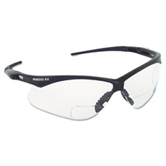 KleenGuard™ V60 Nemesis Rx Reader Safety Glasses, Black Frame, Clear Lens, +1.5 Diopter Strength
