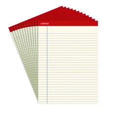 Universal® Colored Perforated Ruled Writing Pads