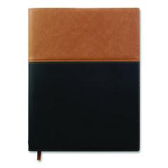 Global Printed Products Deluxe Weekly/Monthly Planner, 10 x 8, Black/Brown Cover, 14-Month: Nov 2024 to Dec 2025