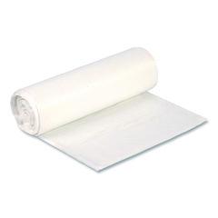 Inteplast 30 Gallon Clear Trash Bags - 30x37 Inch High-Density Can Liners, 16 Micron Thick, 25 Bags Per Roll
