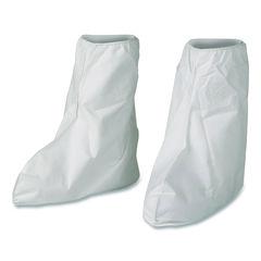 A40 Liquid and Particle Protection Boot Covers, One Size Fits Most, White, 400/Carton ANS44491