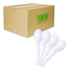 Eco-Products® Plantware CPLA Tasting Spoon, Plastic, 3", White, 2,000/Carton ; Non-Stock Item - Extended Delivery Time
