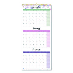 Blueline® 3-Month Wall Calendar