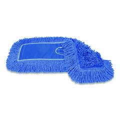 Nexstep Commercial Products MaxiTwist Microfiber Dust Mops, Microfiber, 24" x 5", Blue