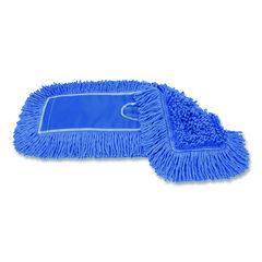 Nexstep Commercial Products MaxiTwist Microfiber Dust Mops, Microfiber, 36" x 5", Blue