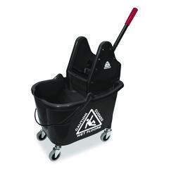 Premier Downpress Mop Bucket and Wringer, 35 qt, Black NCP96998