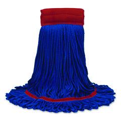 Nexstep Commercial Products MaxiPlus Microfiber Loop-End Mop, Microfiber, 24 oz, Blue