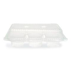 Bakery Containers, Muffin/Cupcake, 7.25 x 9.88 x 3.13, Clear, 250/Carton PST18200