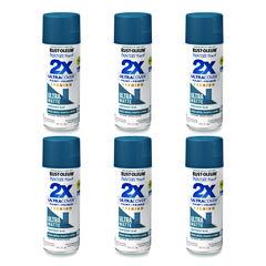 thumbnail image 2 of Rust-Oleum 2X Ultra Cover Flat Black Spray Paint – 12 Oz. Pack Of 6 – 334020 2 of 4