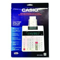 Casio® HR-300RC 12-Digit Printing Calculator, Black/Red Print,