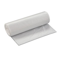 Inteplast Group High-Density Commercial Can Liners Value Pack, 60 gal, 12 microns, 38" x 58", Clear, 200/Carton