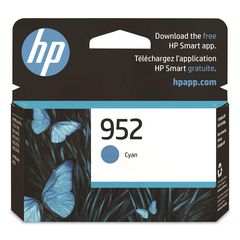 HP 952, (L0S49AN) Cyan Original Ink Cartridge HEWL0S49AN