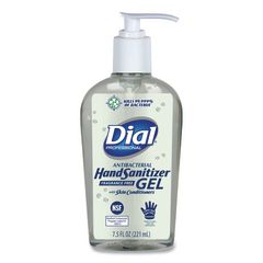 Antibacterial with Moisturizers Gel Hand Sanitizer, 7.5 oz, Pump Bottle, Fragrance-Free DIA01585EA