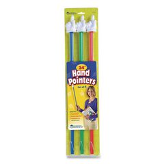 Hand Pointers, Assorted Colors, 3 Pointers LRNLER1960