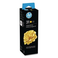 HP 31, (1VU28AN) High-Yield Yellow Original Ink Bottle HEW1VU28AN
