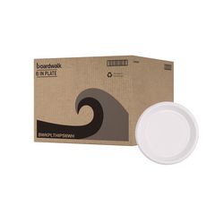 Hi-Impact Plastic Dinnerware, Plate, 6" dia, White, 1,000/Carton BWKPLTHIPS6WH