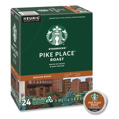 Pike Place Coffee K-Cups Pack, 24/Box SBK011111156