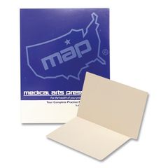 Compact End Tab File Folder, Straight Tabs, 0.75" Expansion, Manila, 100/Box MAQ51454