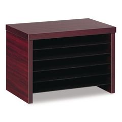 Alera Valencia Series Under-Counter File Organizer, 6 Sections, 15.75" x 9.88" x 10.88", Mahogany ALEVA316012MY