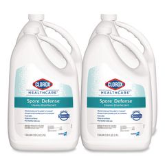 Spore Defense Cleaner Disinfectant, Open System, 1 gal Refill Bottle, 4/Carton CLO32409