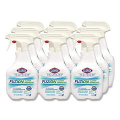 Fuzion Cleaner Disinfectant, Unscented, 32 oz Spray Bottle, 9/Carton CLO31478