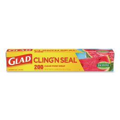 Cling'N Seal Plastic Food Wrap, 200 sq ft CLO00020