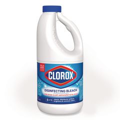 Concentrated Regular Disinfecting Bleach, 43 oz Bottle CLO32260EA
