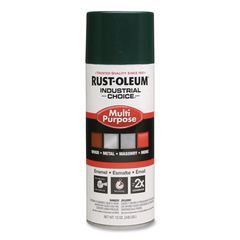 Rust-Oleum® Industrial Choice 1600 System Multi-Purpose Enamel Spray Paint, Gloss Green, 12 oz Aerosol Can, 6/Carton ; Non-Stock Item - Extended Delivery Time