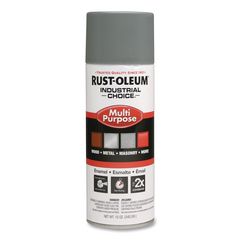 Rust-Oleum® Industrial Choice 1600 System Multi-Purpose Enamel Spray Paint, Gloss Smoke Gray, 12 oz Aerosol Can, 6/Carton ; Non-Stock Item - Extended Delivery Time