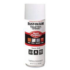 Rust-Oleum® Industrial Choice 1600 System Multi-Purpose Enamel Spray Paint, Flat White, 12 oz Aerosol Can, 6/Carton ; Non-Stock Item - Extended Delivery Time