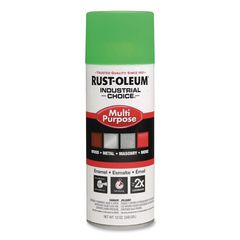 Rust-Oleum® Industrial Choice 1600 System Multi-Purpose Enamel Spray Paint, Flat Green, 12 oz Aerosol Can, 6/Carton ; Non-Stock Item - Extended Delivery Time