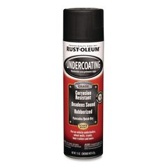 Rust-Oleum® Automotive Professional Grade Rubberized Undercoating Spray, Flat Black, 15 oz Aerosol Can, 6/Carton ; Non-Stock Item - Extended Delivery Time