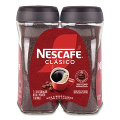 Clasico Dark Roast Instant Coffee, 21 oz Jar, 2/Carton GRR22002635