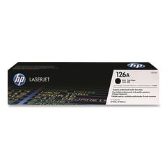 HP 126A, (CE310A) Black Original LaserJet Toner Cartridge HEWCE310A