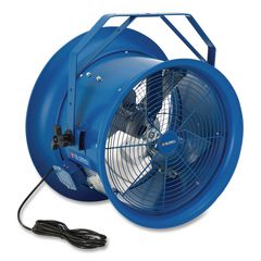 High Velocity Drum Fan with Yoke Mount, 18", Blue GBE293093