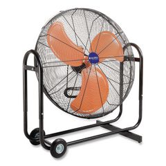 Portable Tilt Blower Drum Fan, 36", Black/Orange GBE258320