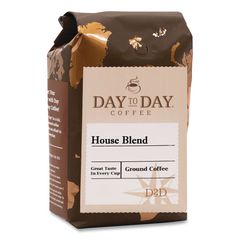 100% Pure Coffee, House Blend, Ground, 28 oz Bag PCO33700