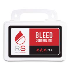 RAPIDSTOP™ Pro Bleed Control Kit - EMS, 12 Pieces, Plastic Case ; Ships in 7-10 business days
