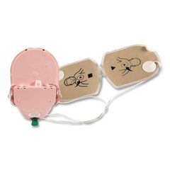 CARDIACT™ HeartSine Samaritan Pediatric Pad-Pak, Pink ; Ships in 7-10 business days