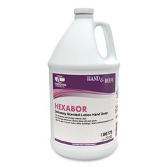 Theochem Laboratories HEXABOR Delicately Scented Lotion Hand Soap, 1 gal Bottle, 4/Carton ; Non-Stock Item - Extended Delivery Time