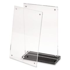 Acrylic Tabletop Sign Holder, 4 x 6 Insert, Clear DEFWP249TR46B