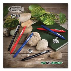 Zebra® Z-Grip Recycled Retractable Ballpoint Pen, Medium 1 mm