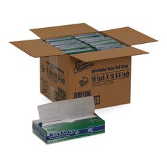 Rite-Wrap Dry Wax Lightweight Deli Paper, 10 x 10.75, 500 Sheets/Pack, 12 Packs/Carton DXERW106
