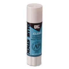 Glue Stick, 0.28 oz, Dries Clear OIC368193